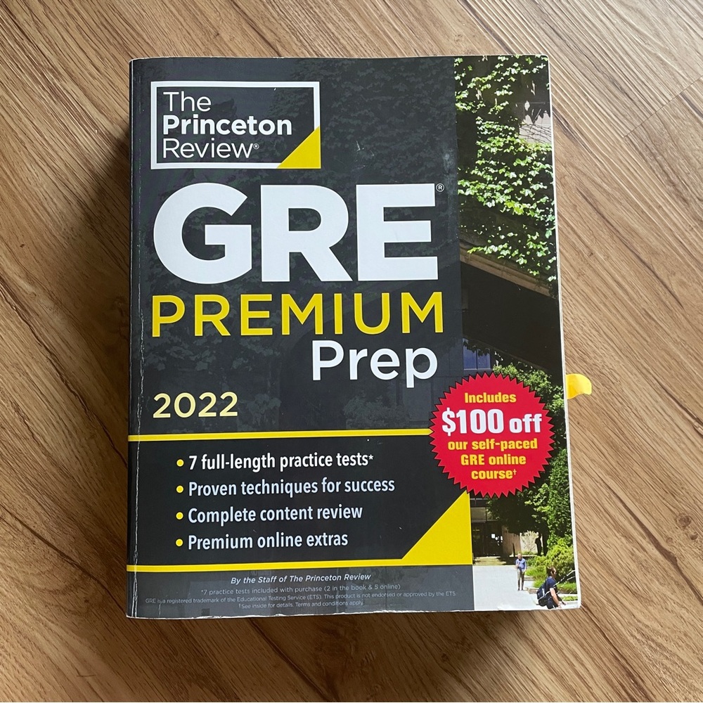 3 for 12 | Princeton Review GRE Premium Prep 2022 practice book practice tests